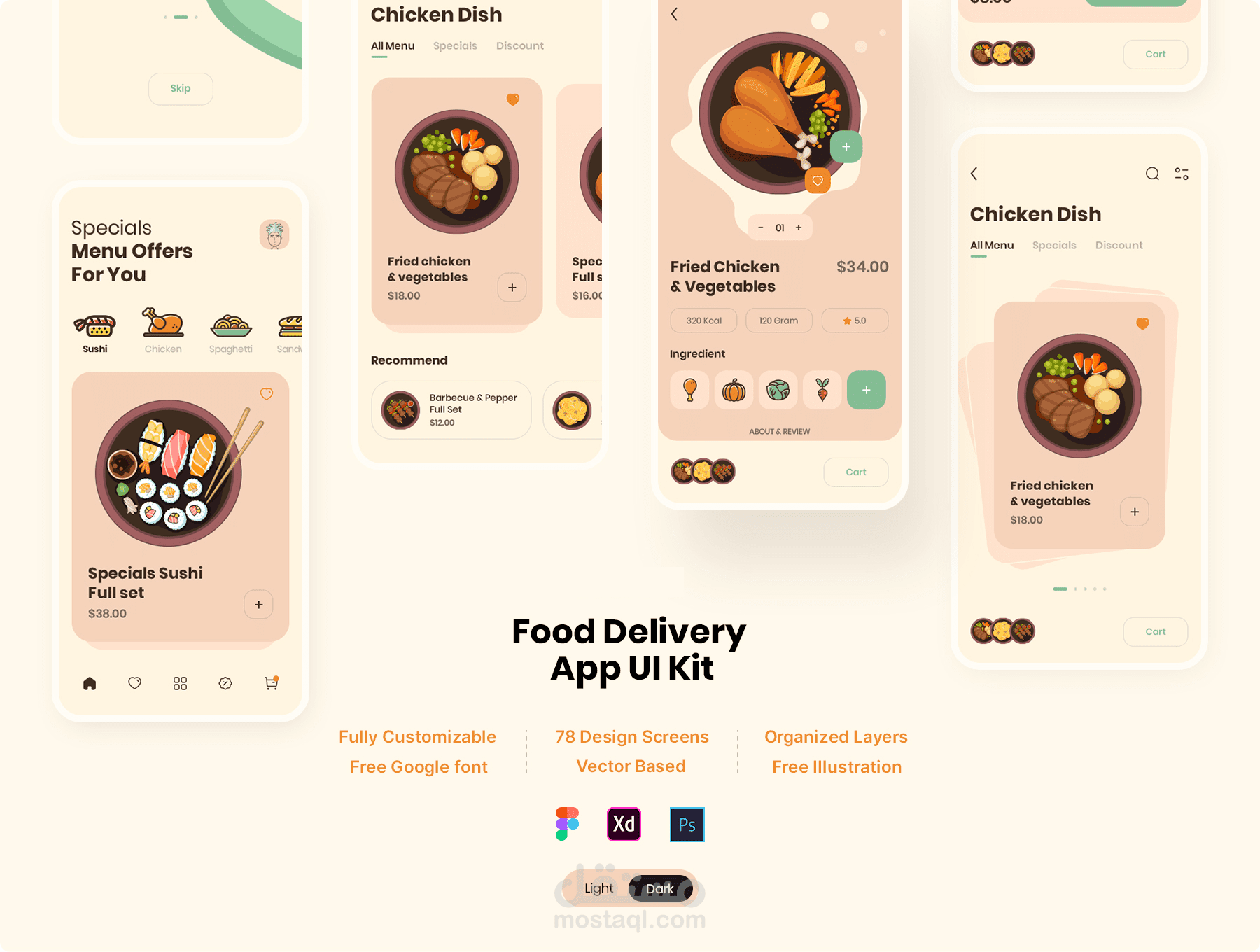 Food Delivery App UI