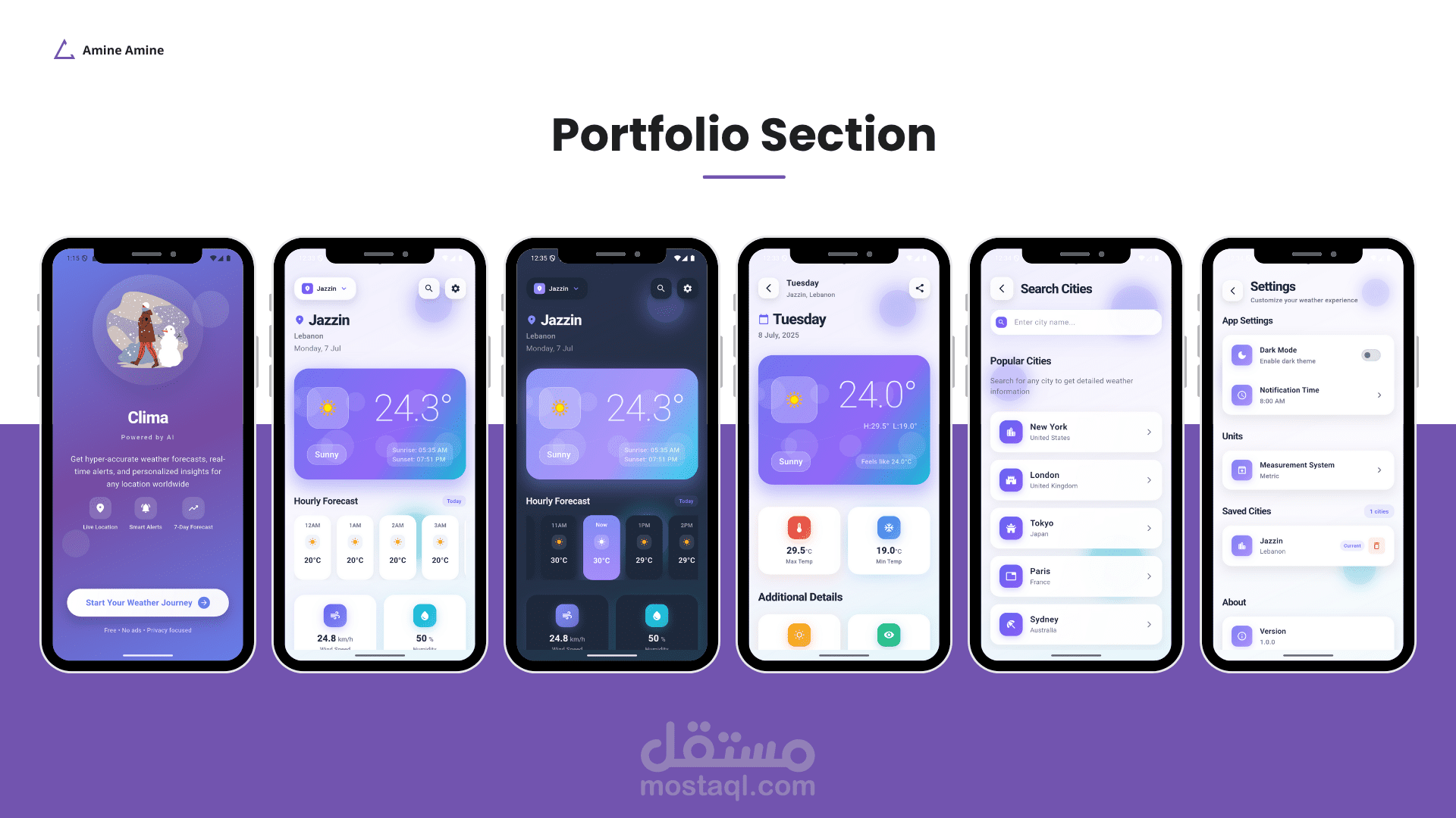 Clima AI-powered weather app