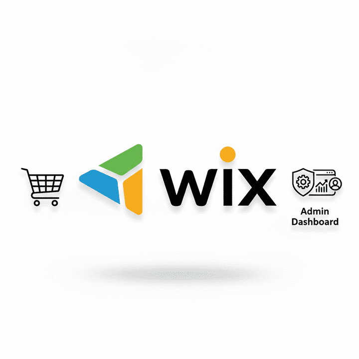 تصميم وتطوير موقع احترافي على Wix مع لوحة تحكم Admin