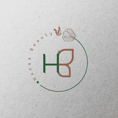 Hanaa Beauty Logo Design