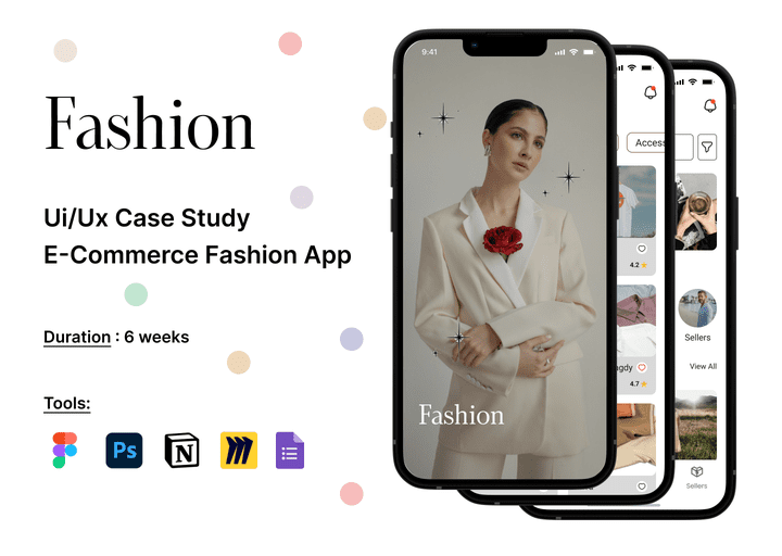 UI/UX Case study E-commerce fashion app