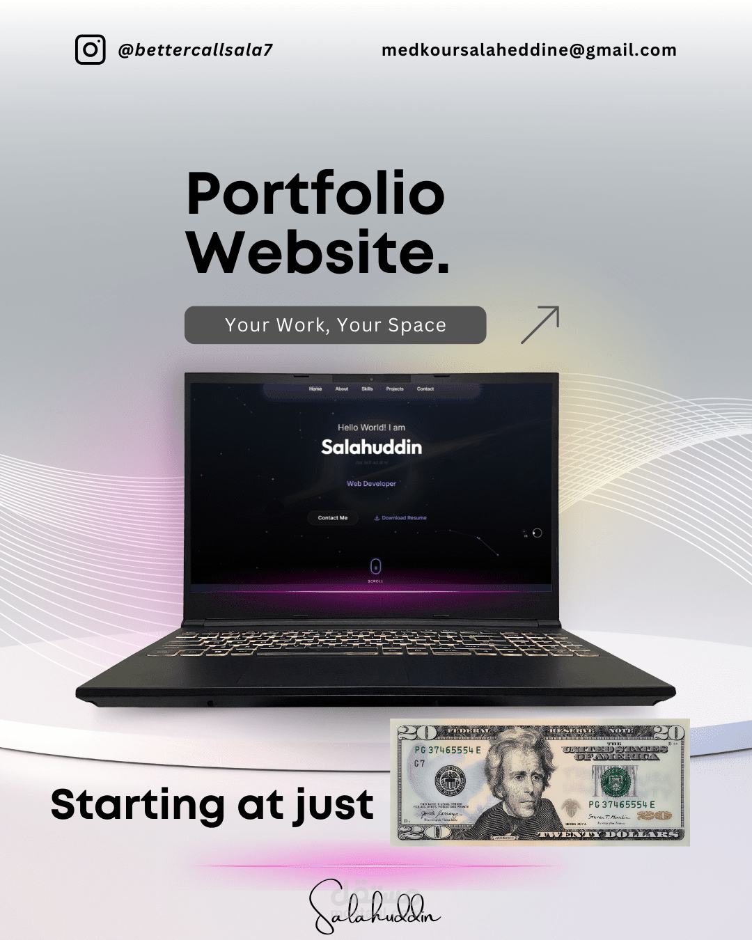 Professional Personalized Portfolio