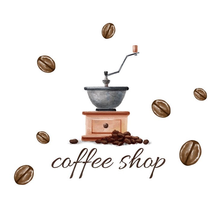 Coffee shop logo