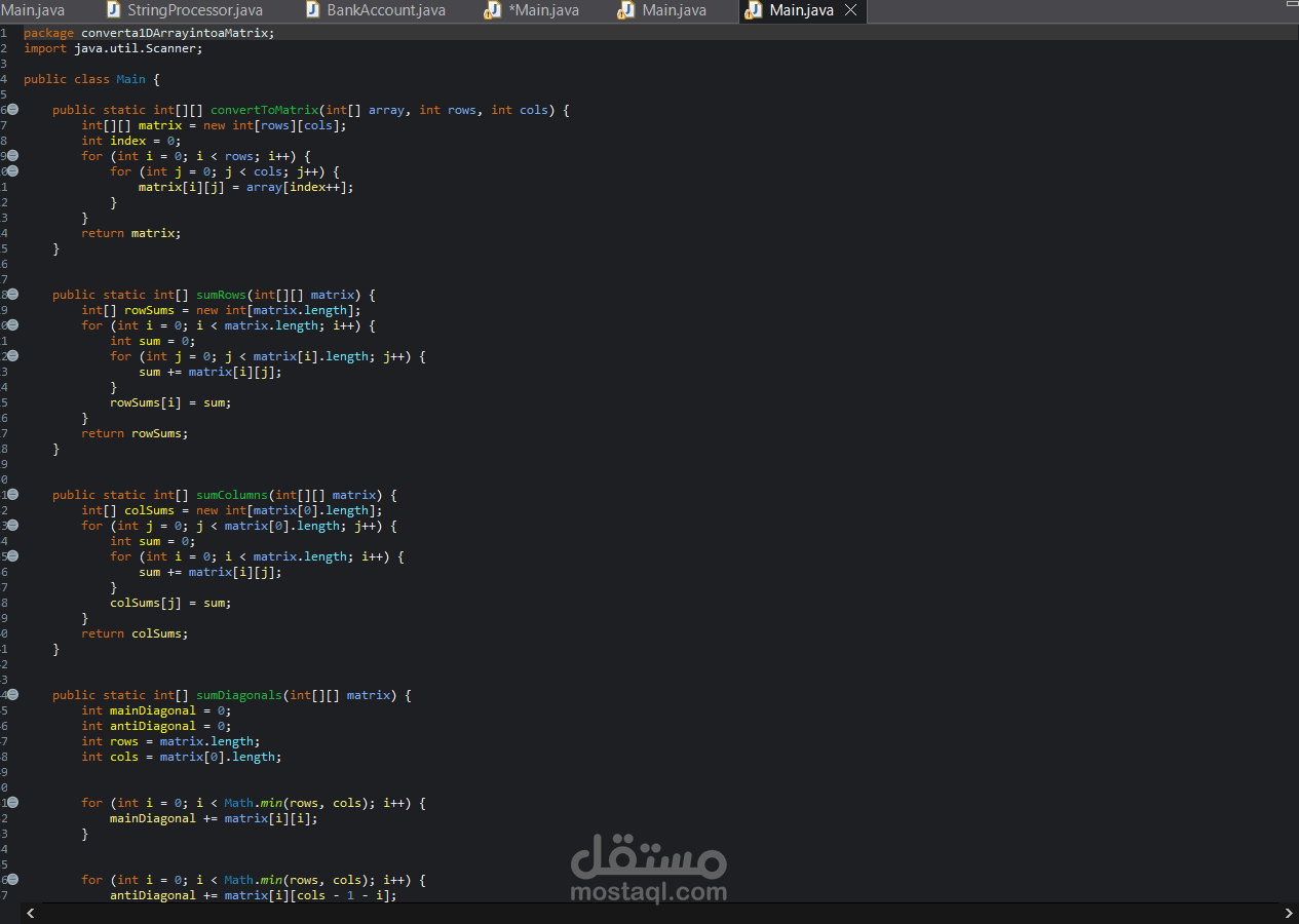 Convert a 1D Array into a Matrix