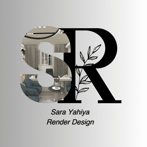 تصميم شعار لوجو لشركة تصاميم ديكورات باسم Sara Yahiya Render Design