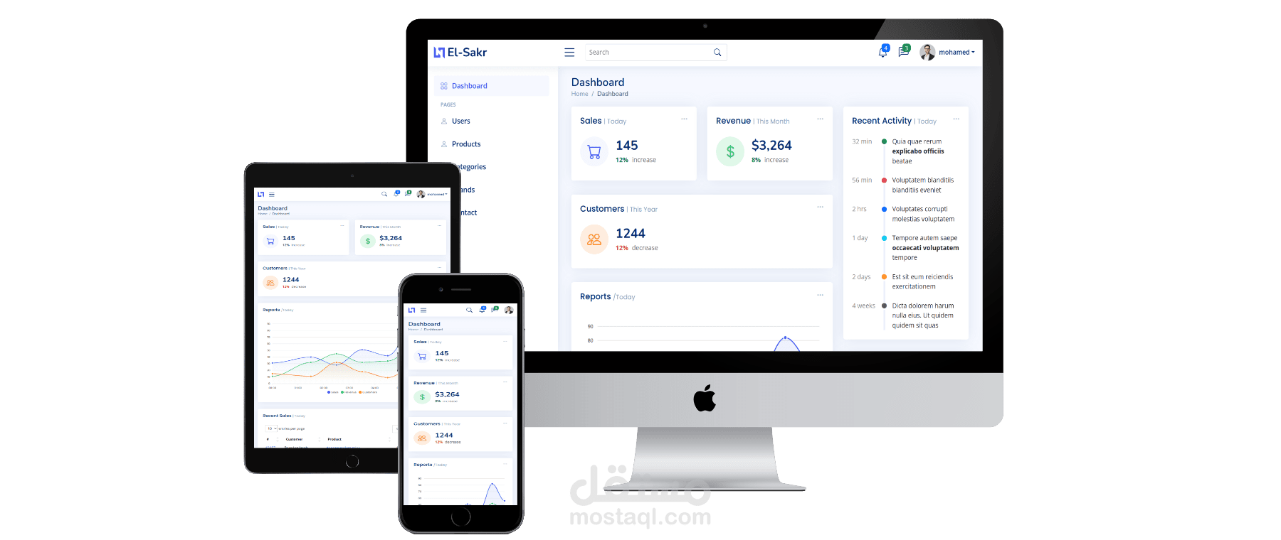 Laravel - Dashboard