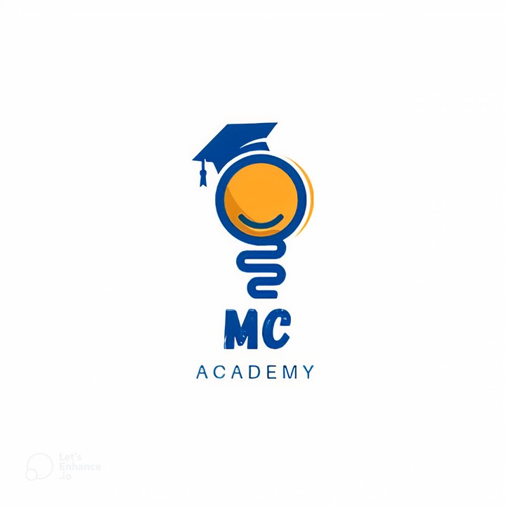 تصميم لوجو (شعار) لـ اكاديمية من خيالي واسمها (MC Academy)