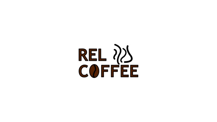 تصميم شعار لمقهى REL COFFEE