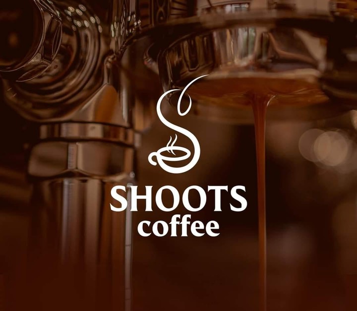 تصميم شعار لعلامة Shoots Cafe