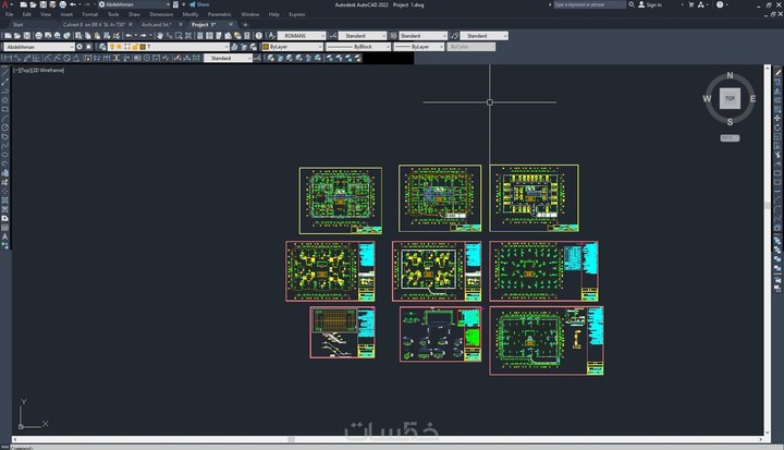 تصميم ورسم اللوحات الانشائية والمعمارية باستخدام AUTOCAD