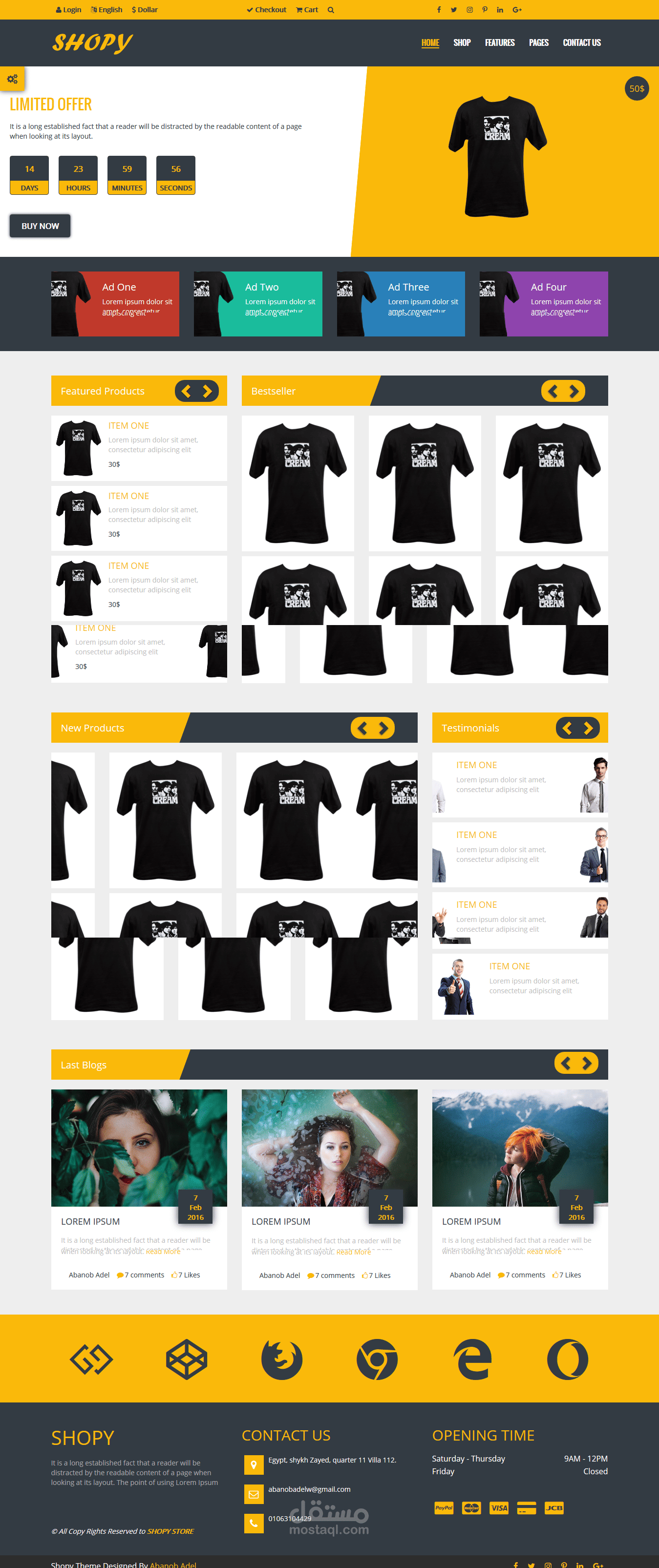 Shopy Theme | مستقل