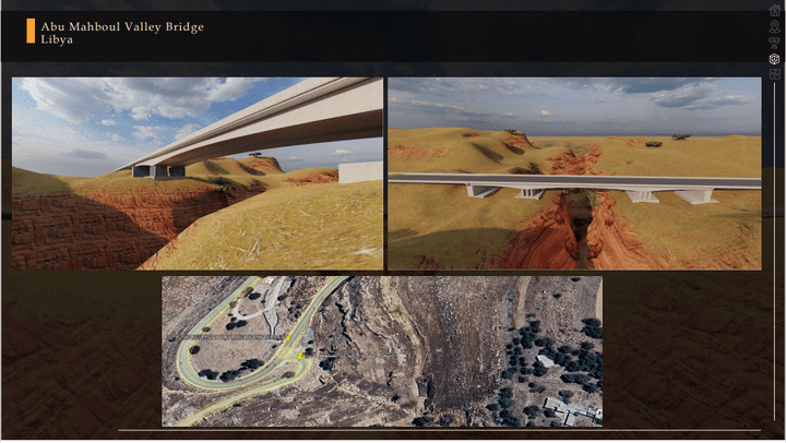 Abu Mahboul Valley Bridge  Libya