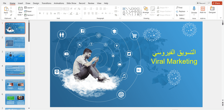 عرض تقديمي عن التسويق الفيروسي