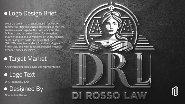 Logo Design Of  Di Rosso Law