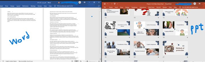 تنسيق ملف word الي عرض تقديمي powerpoint