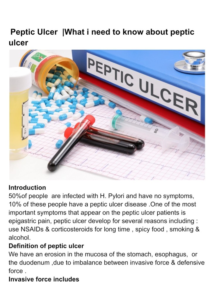 Peptic Ulcer Disease