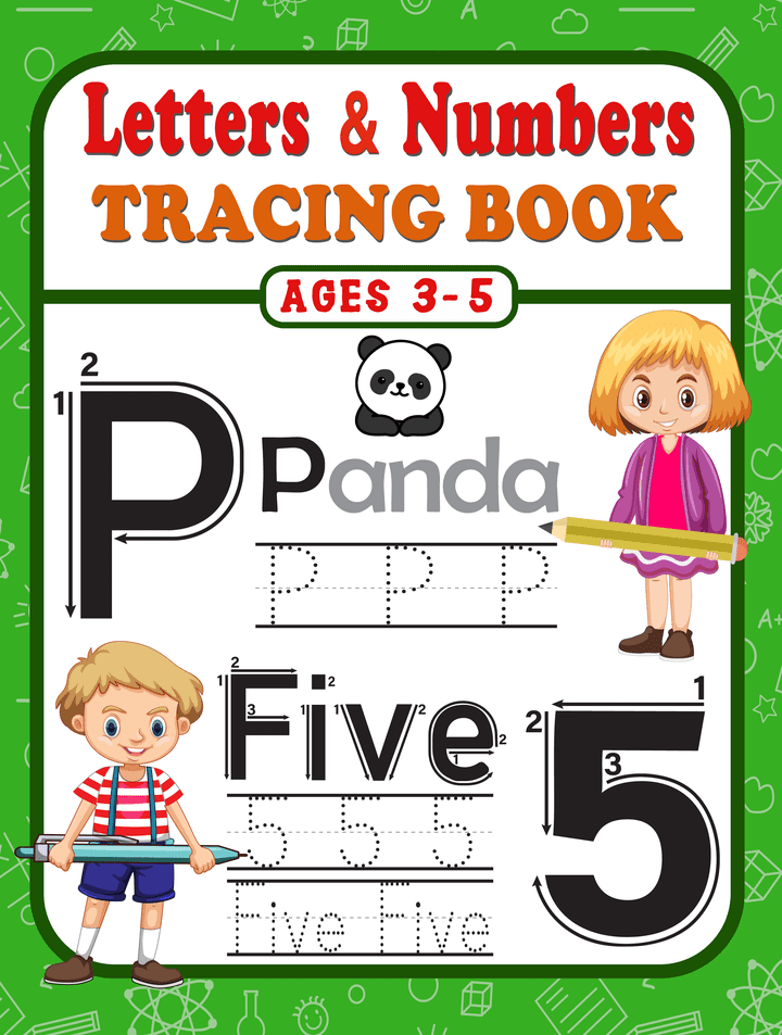 Letter And Number Tracing Book