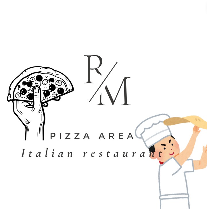 Italian pizza restaurant logo شعار مطعم بيتزا ايطالية