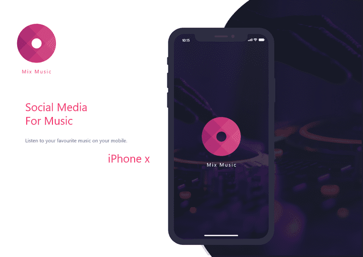 تطبيق سوشيال ميديا للموسيقى iOS