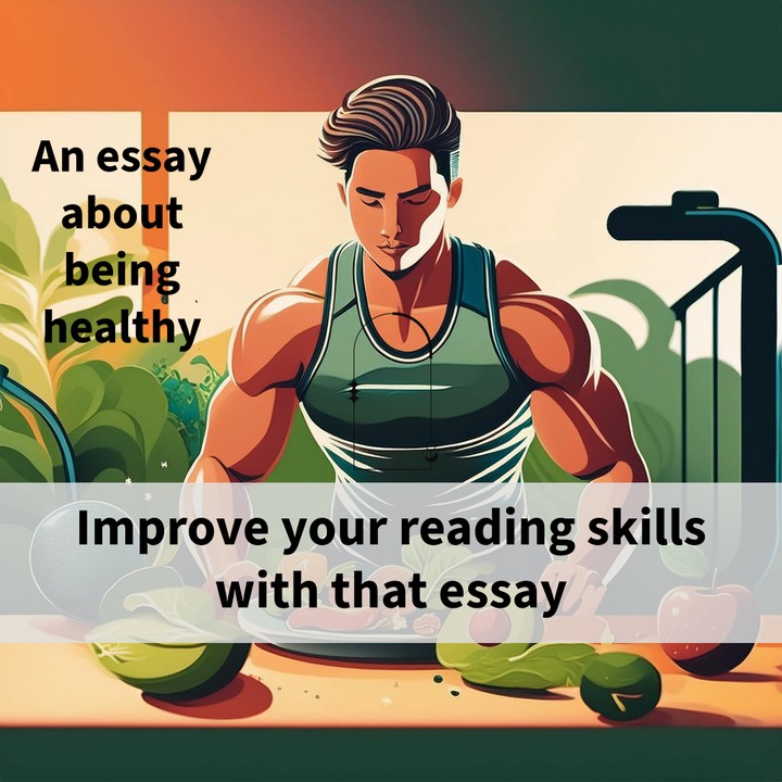 { practice reading with that easy essay } Working out and eating healthy