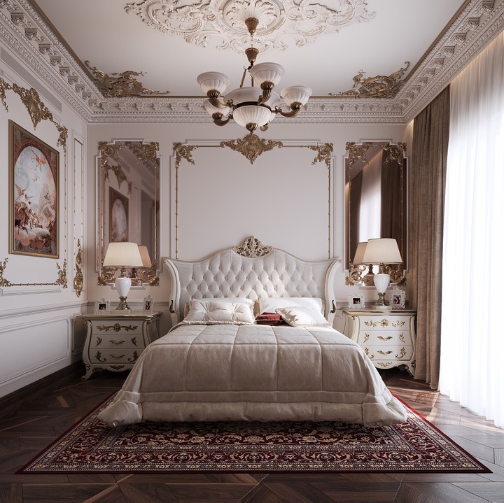 Classic guest bedroom