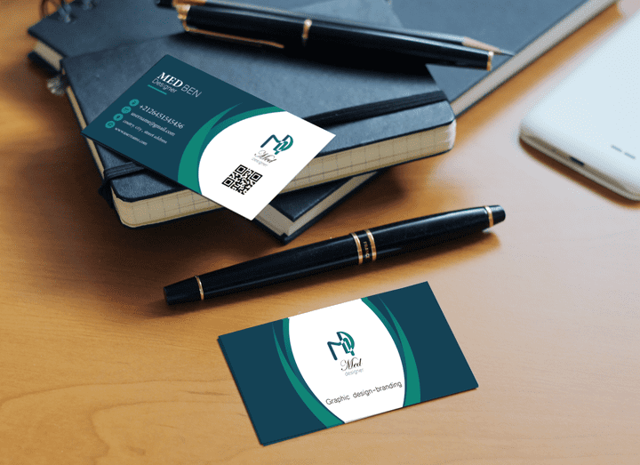 تصميم بطاقة أعمال احترافية (Business card)