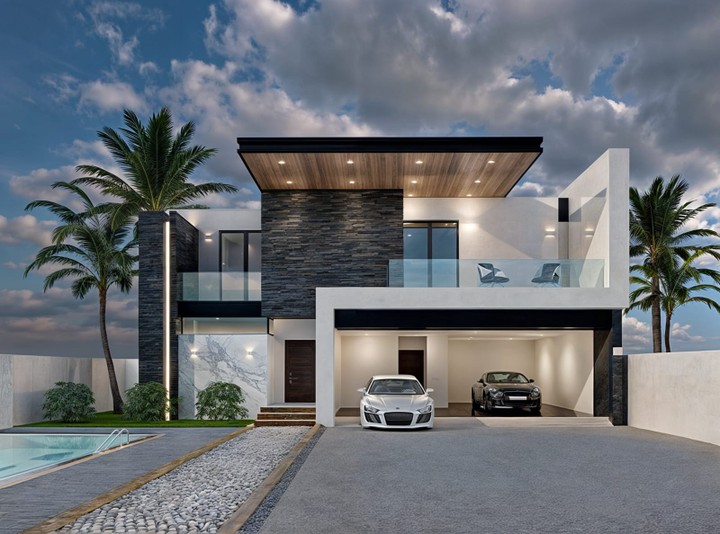 modern villa