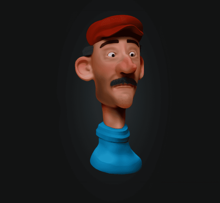 Stylized head Sculpting