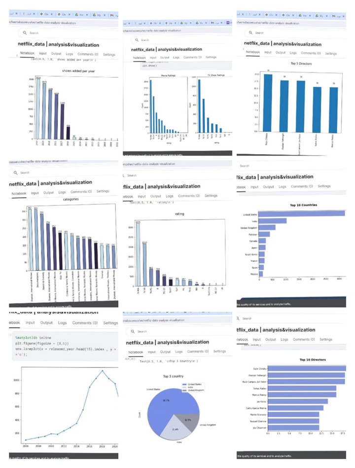 netflix data analysis and visualization