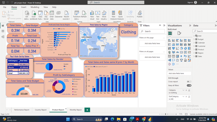 Other Power BI and Excel Projects