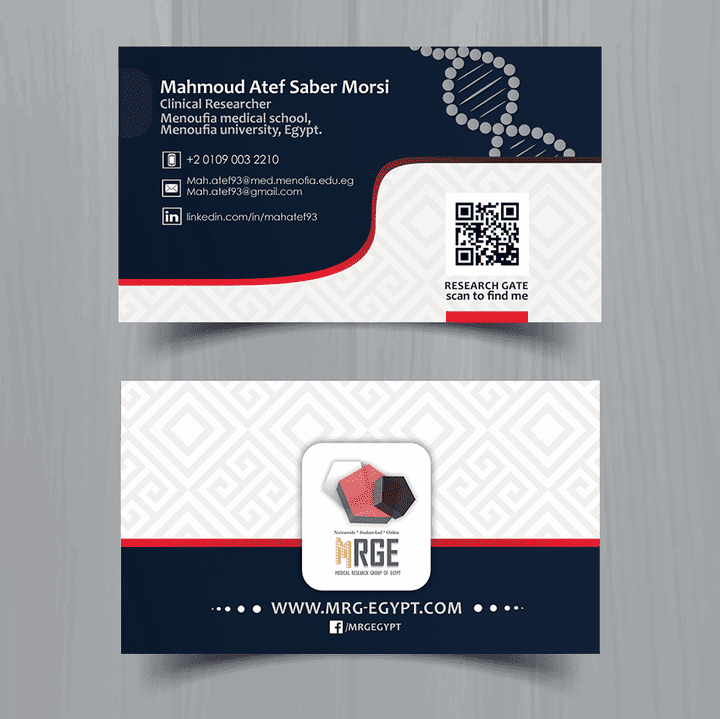 Medical Researcher Business Card