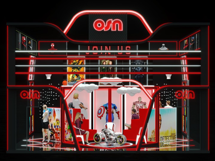 OSN BOOTH DESIGN - ستاند بوث شركة osn