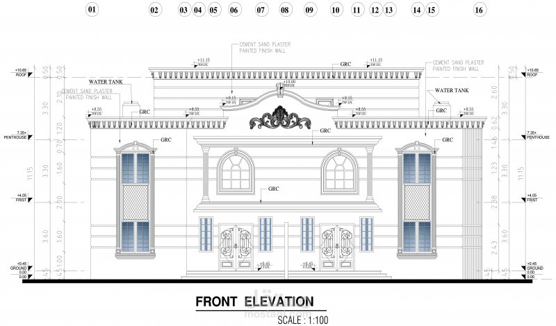 تصميم معماري اتوكاد فقط