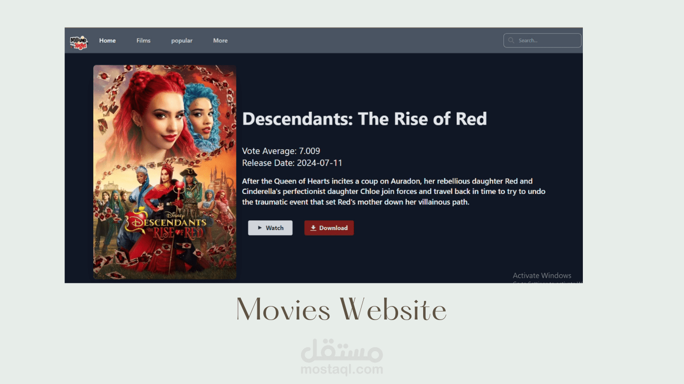 Movies website