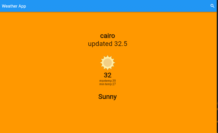 Weather app