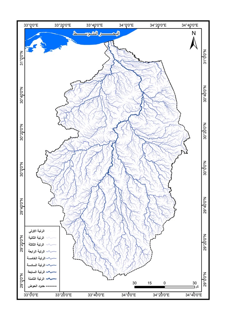 رتب الاودية