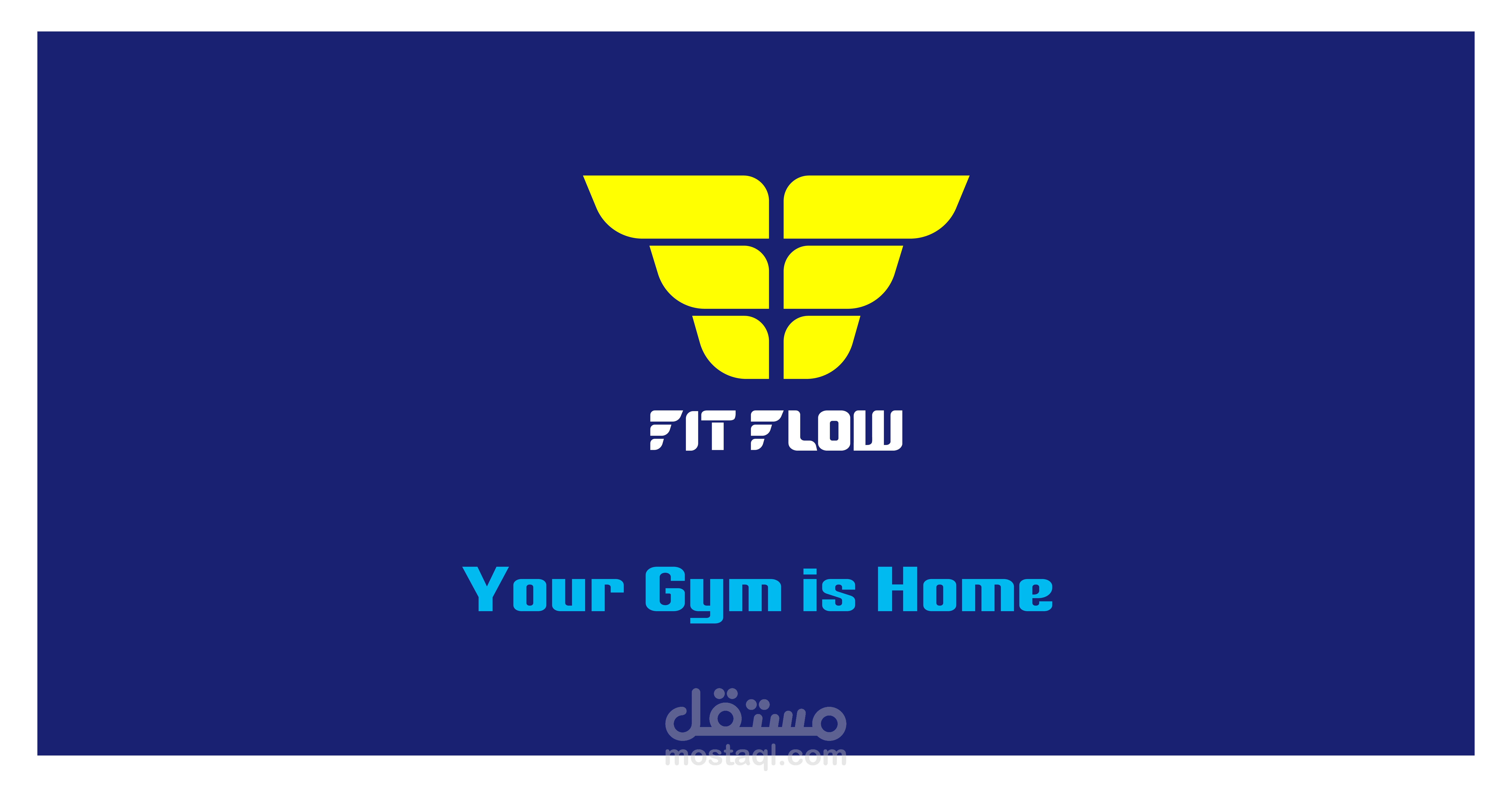 Fit Flow - Application logo design