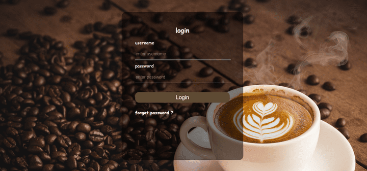 login page