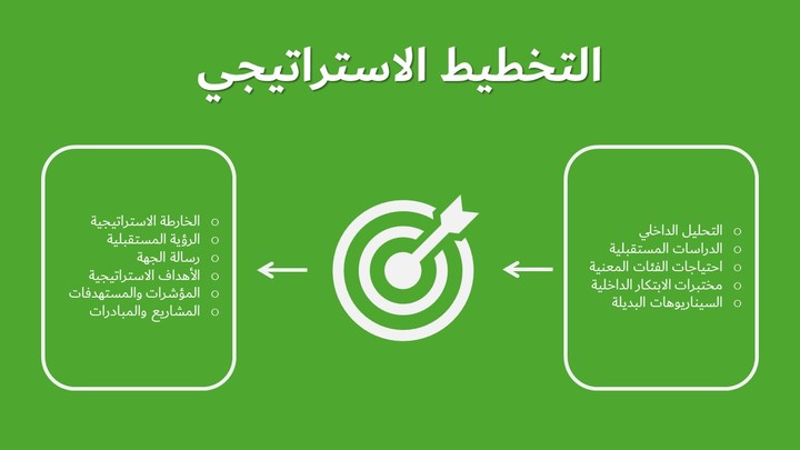 مشروع تطوير الخطة الاستراتيجية