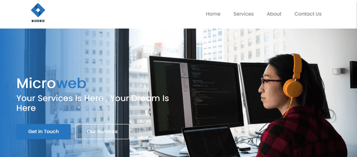 Microweb - Website For Software Services Company