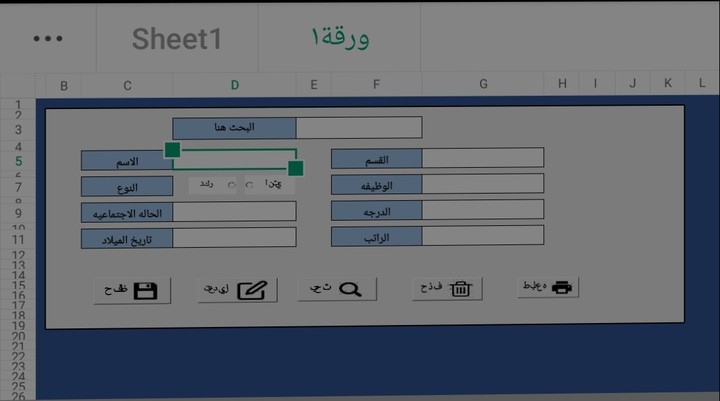 برنامج ادخال بيانات بشكل رائع