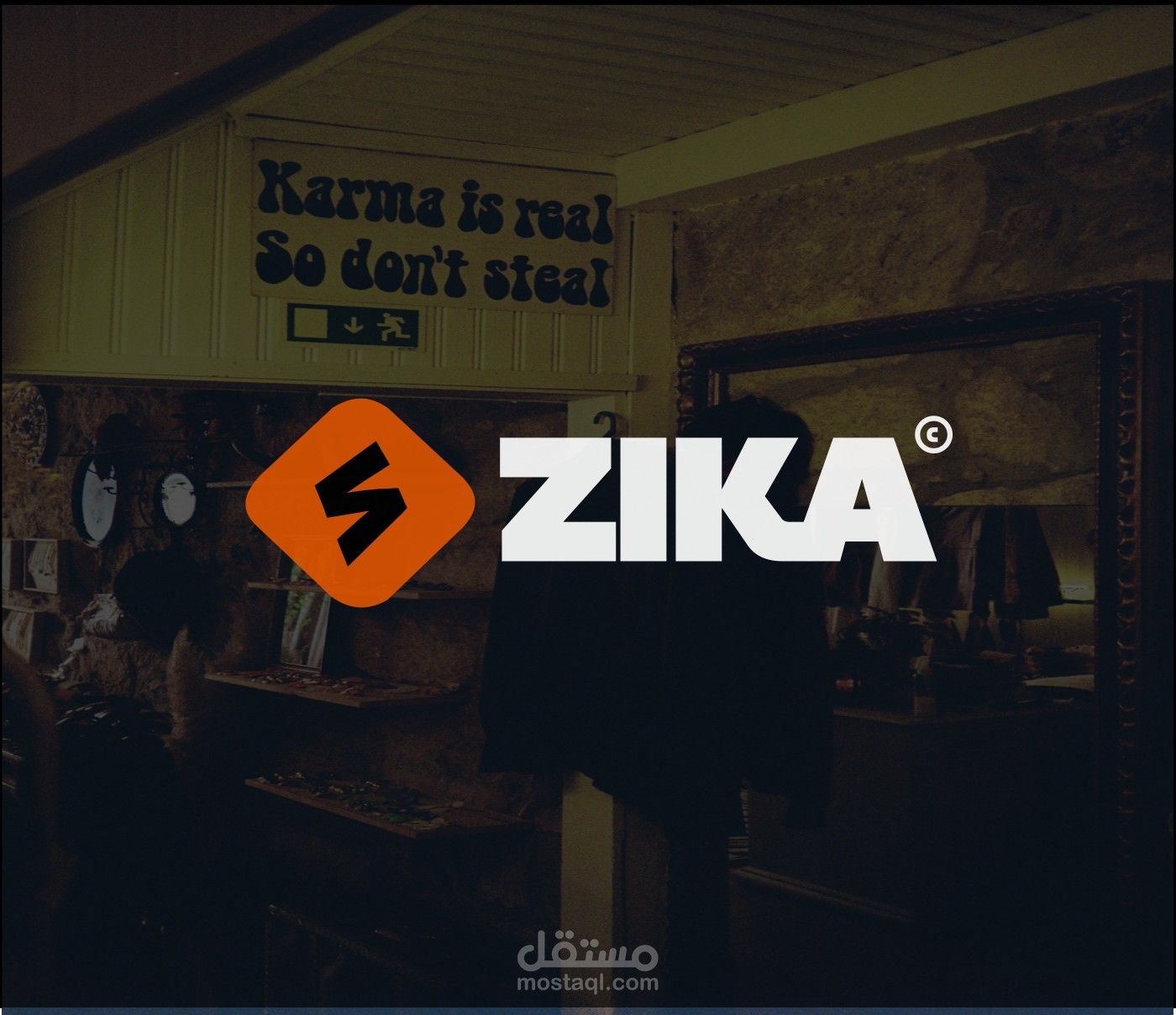 ZIKA brand logo for men's clothing