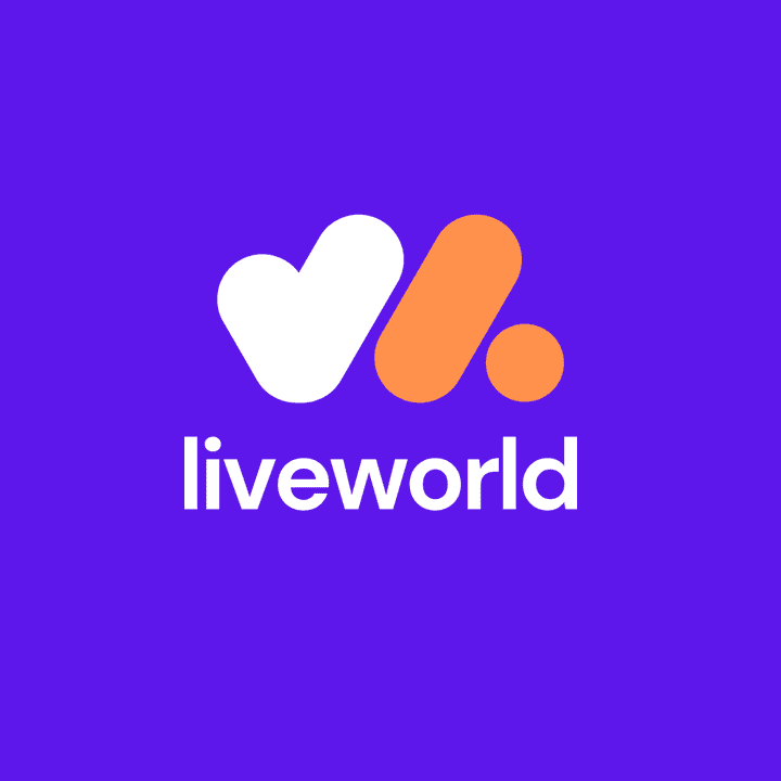 شعار لشركة  liveworld