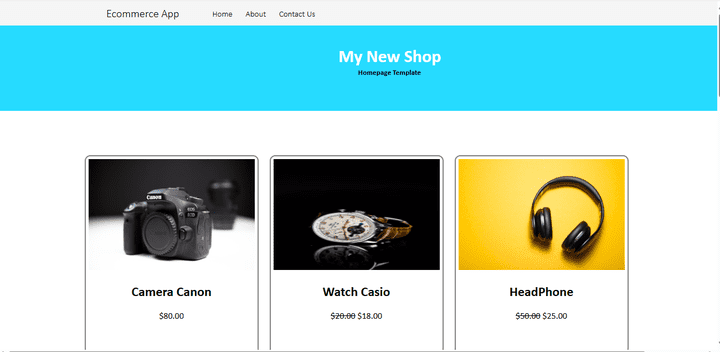 E-commerce website