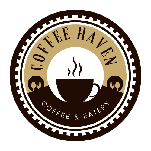 لوجو لبراند قهوة باسم Coffee Haven