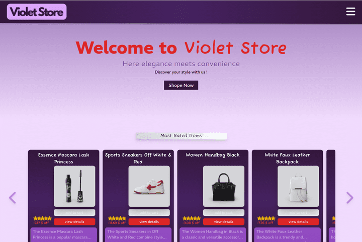 violet store