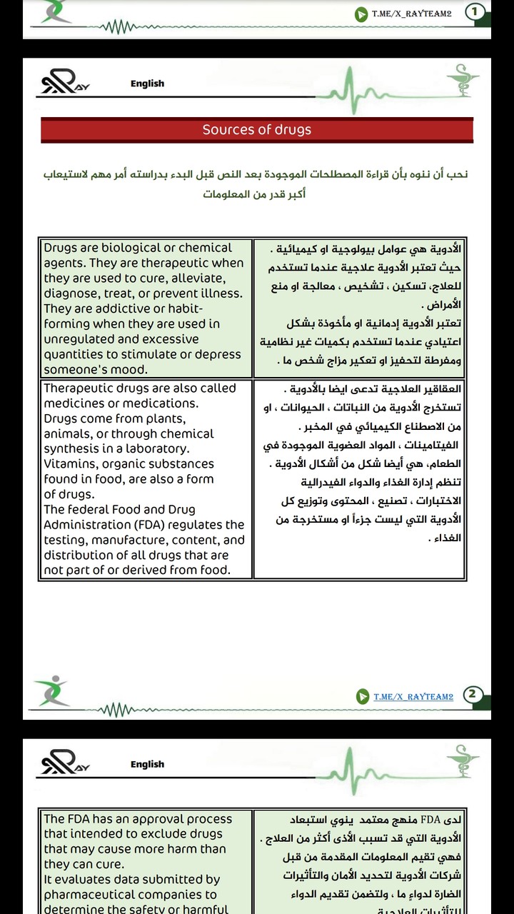 ترجمة نصوص من اللغة الإنجليزية الى اللغة العربية