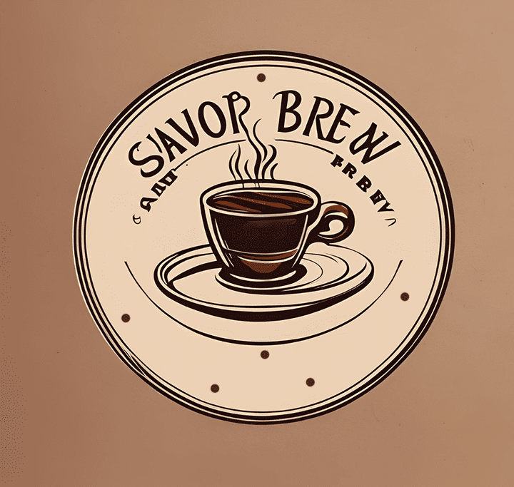 شعار لكافيه - Savor Brew