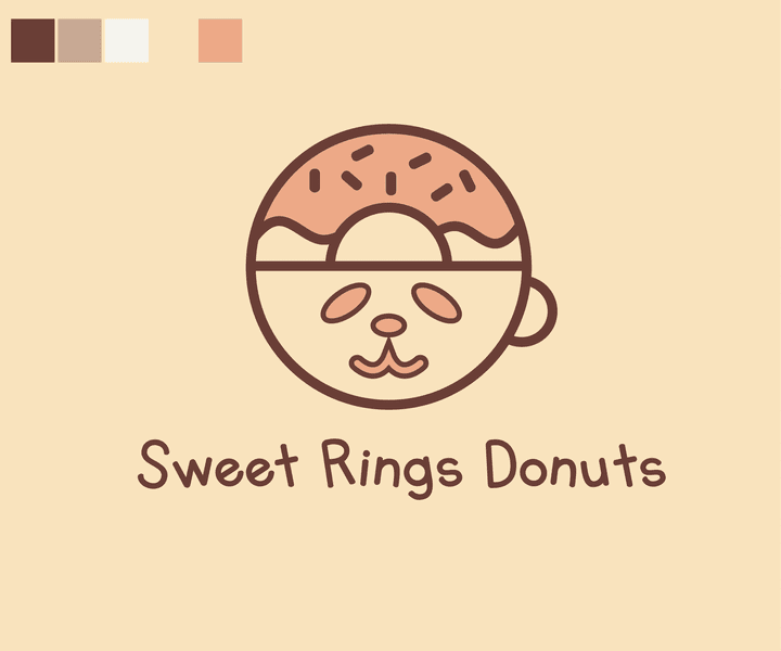 تصميم I شعار مقهى Sweet Rings