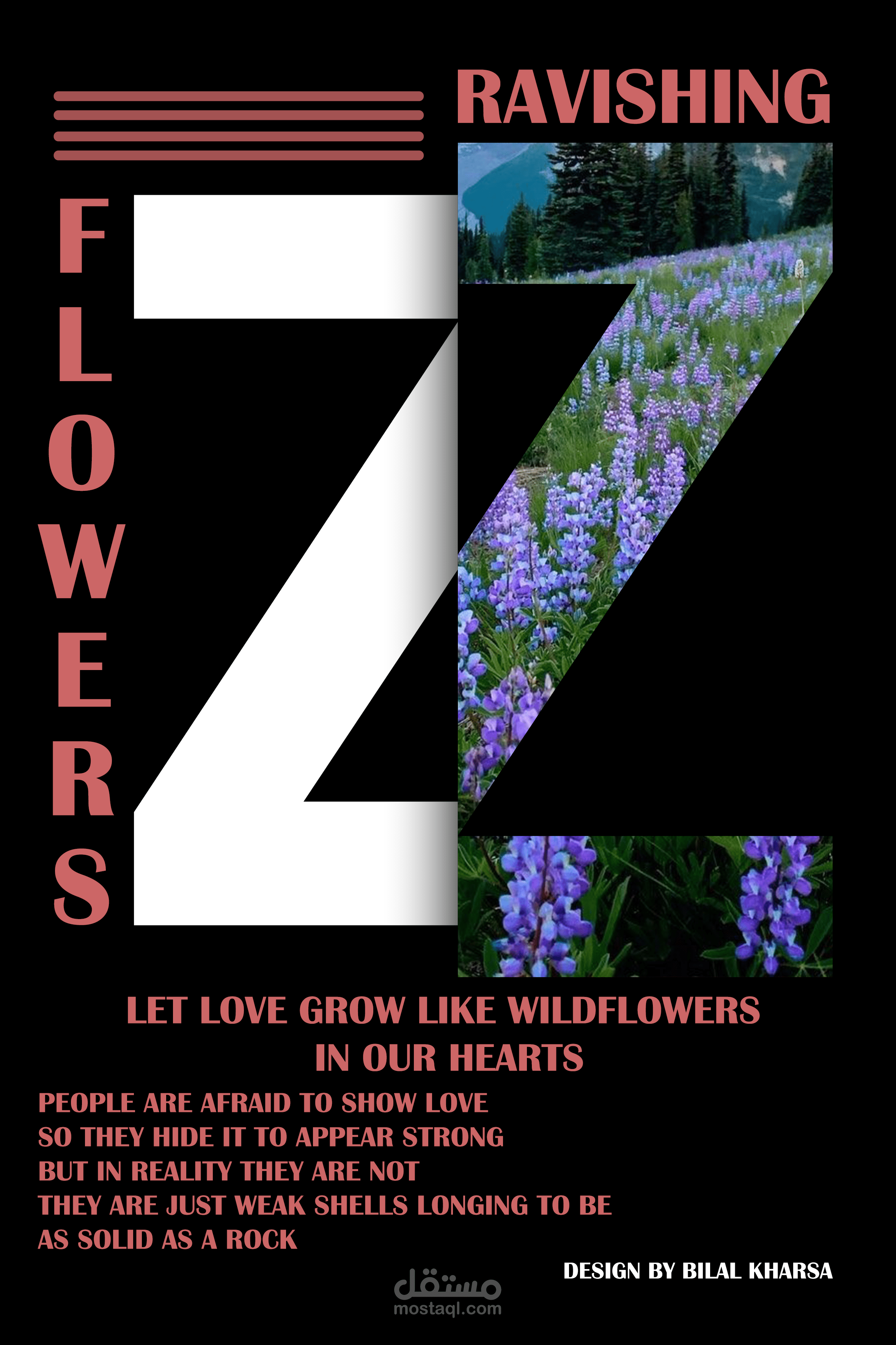 Flowers shop poster